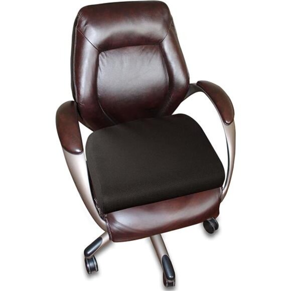 Extra large memory foam seat cushion office chair wheelchair back pain relief - Picture 4 of 6